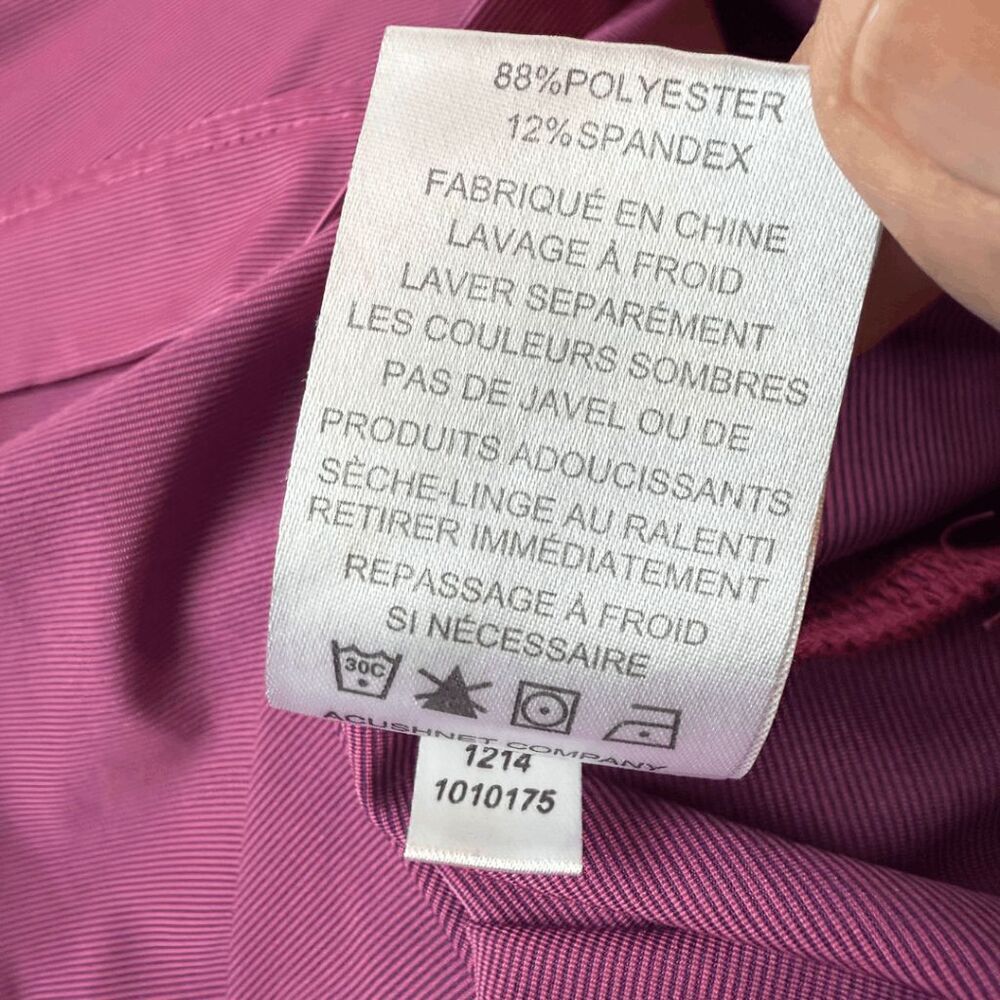 FootJoy FJ Men's Short Sleeve Performance Golf Polo Shirt Pink XL - Picture 6 of 7